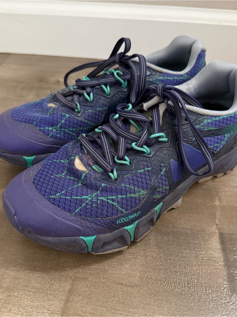 Merrell Agility Peak Flex Trail Running Shoe Liberty Women 6 FlexConnect Purple